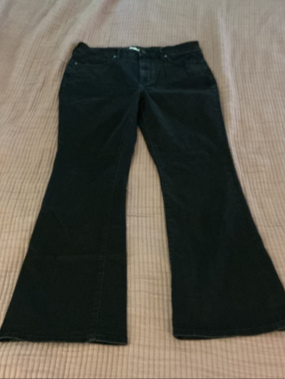 Nine West Black Flare Jeans - Wide Leg